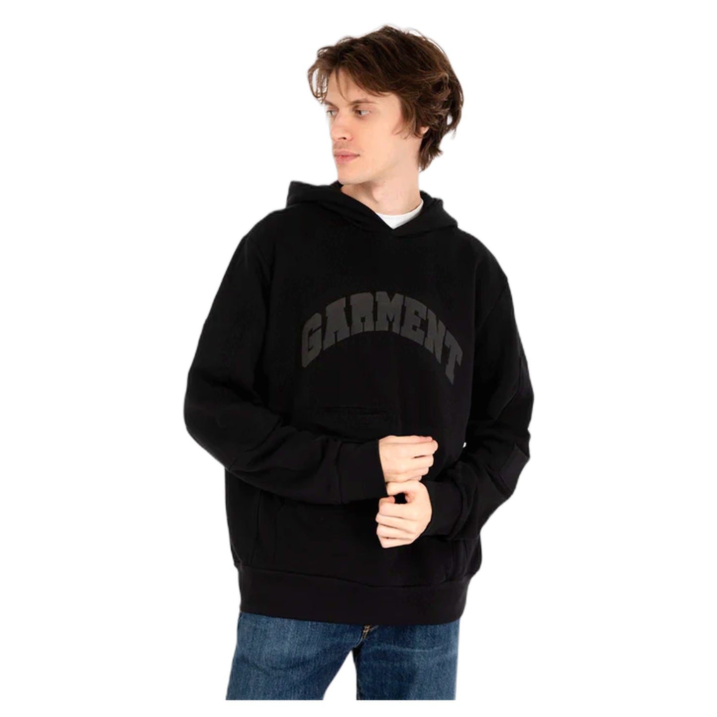 Felpa Garment Workshop Utility Hoodie - Chaos Black - Felpe di Garment Workshop | Francis Concept