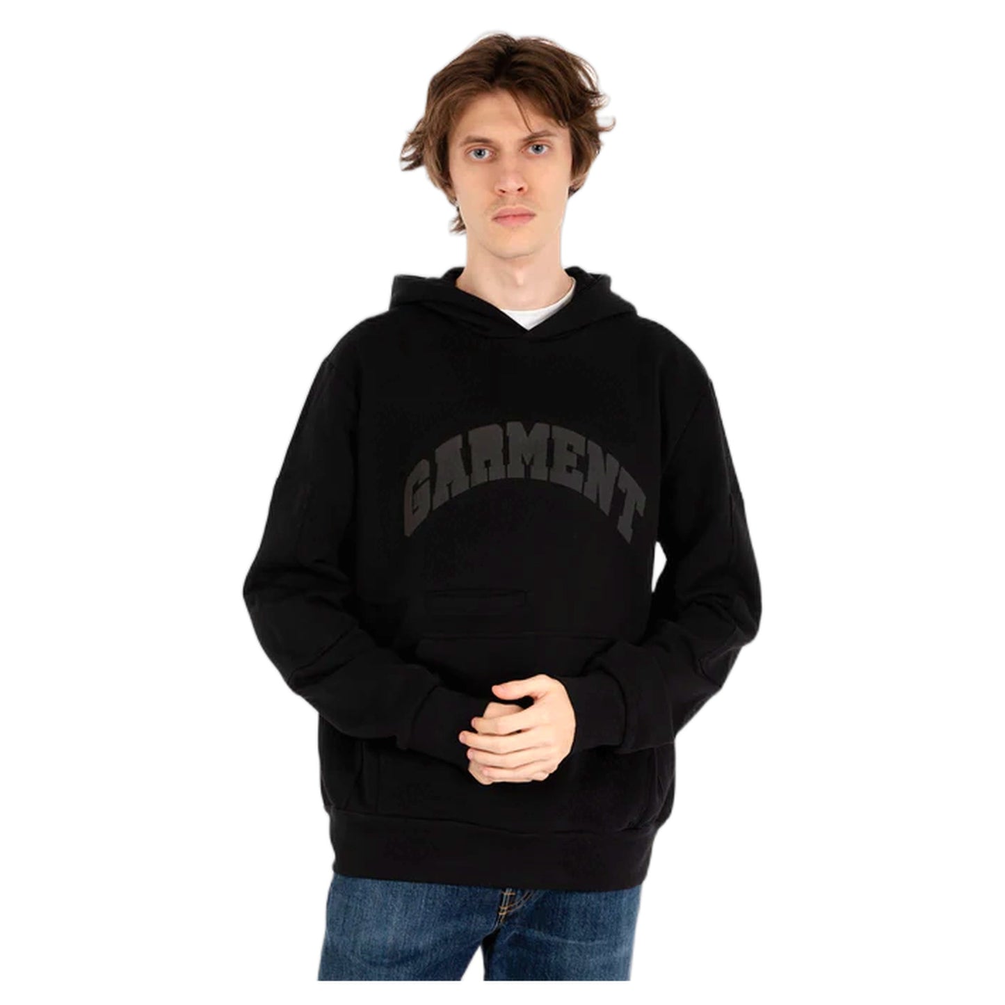 Felpa Garment Workshop Utility Hoodie - Chaos Black - Felpe di Garment Workshop | Francis Concept