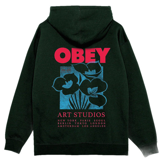 Felpa Obey Art Studios Flowers Fleece - Botanical Garden - Felpe di Obey | Francis Concept