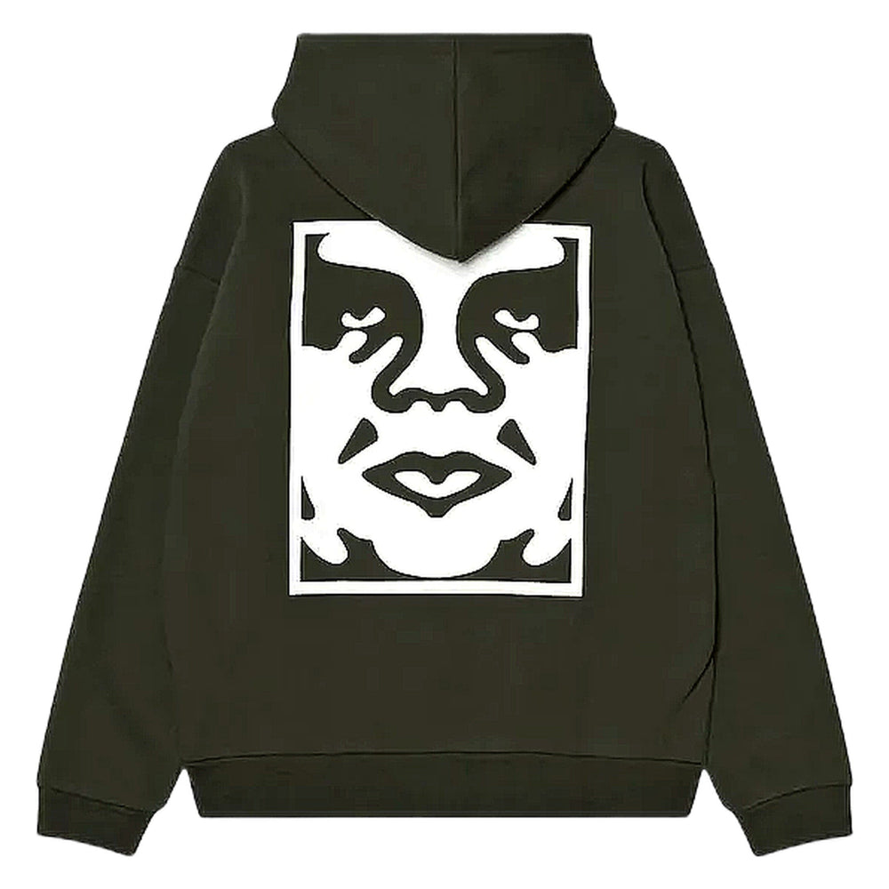 Felpa Obey Bold Icon Extra Heavy Hood Fleece - Rosin - Felpe di Obey | Francis Concept