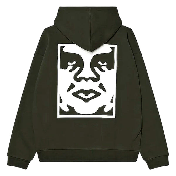 Felpa Obey Bold Icon Extra Heavy Hood Fleece - Rosin - Felpe di Obey | Francis Concept
