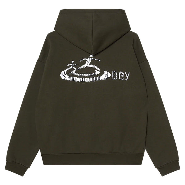 Felpa Obey Corporate Extra Heavy Hood Fleece - Rosin - Felpe di Obey | Francis Concept