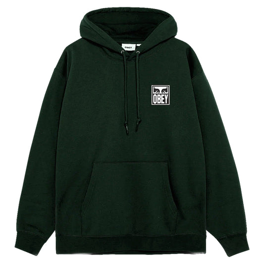 Felpa Obey Eyes Icon Hood Fleece - Botanical Garden - Felpe di Obey | Francis Concept
