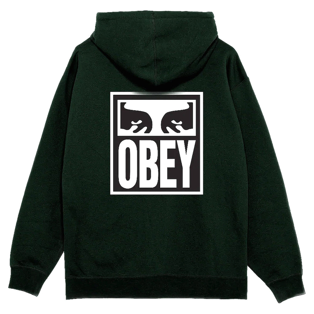 Felpa Obey Eyes Icon Hood Fleece - Botanical Garden - Felpe di Obey | Francis Concept