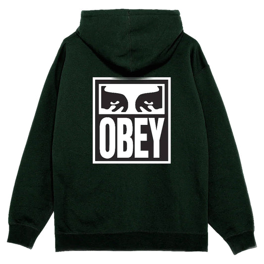 Felpa Obey Eyes Icon Hood Fleece - Botanical Garden - Felpe di Obey | Francis Concept