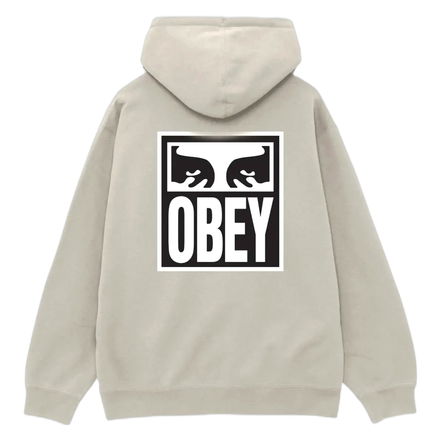 Felpa Obey Eyes Icon Hood Fleece - Moonstruck - Felpe di Obey | Francis Concept