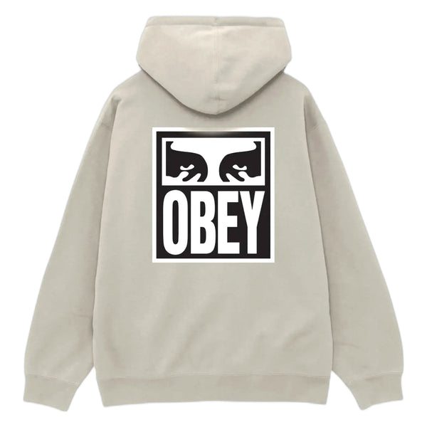 Felpa Obey Eyes Icon Hood Fleece - Moonstruck - Felpe di Obey | Francis Concept