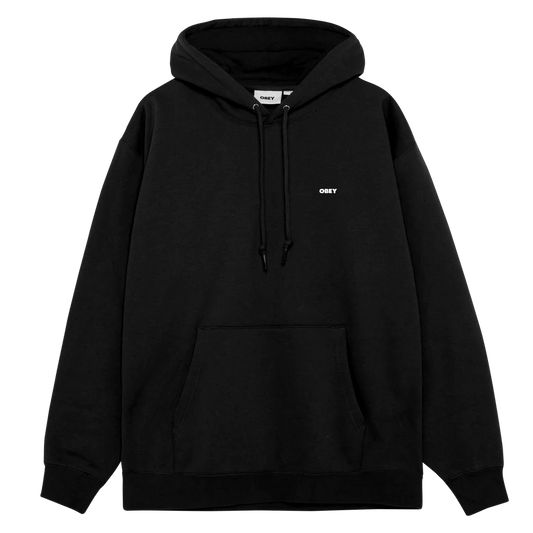 Felpa Obey Lisbon Icon Fleece - Black - Felpe di Obey | Francis Concept