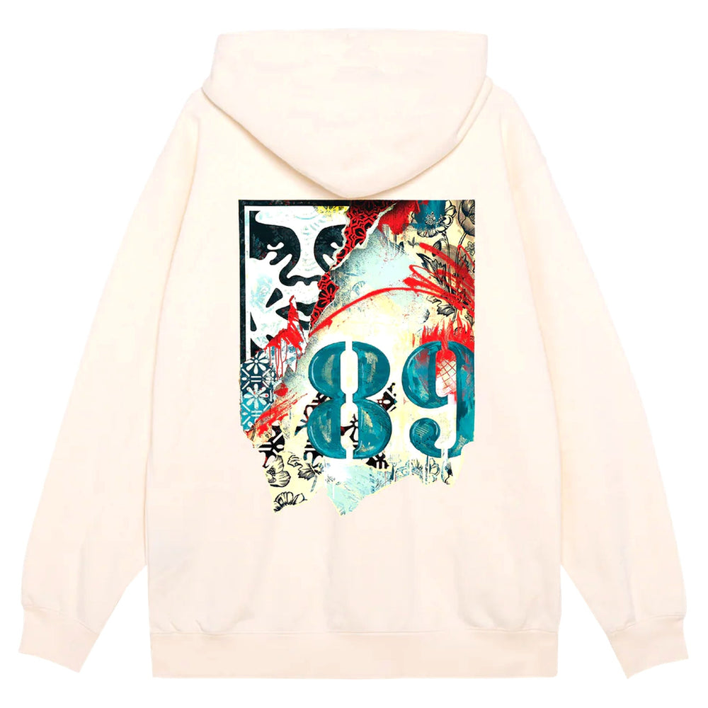 Felpa Obey Lisbon Icon Fleece - Unbleached - Felpe di Obey | Francis Concept