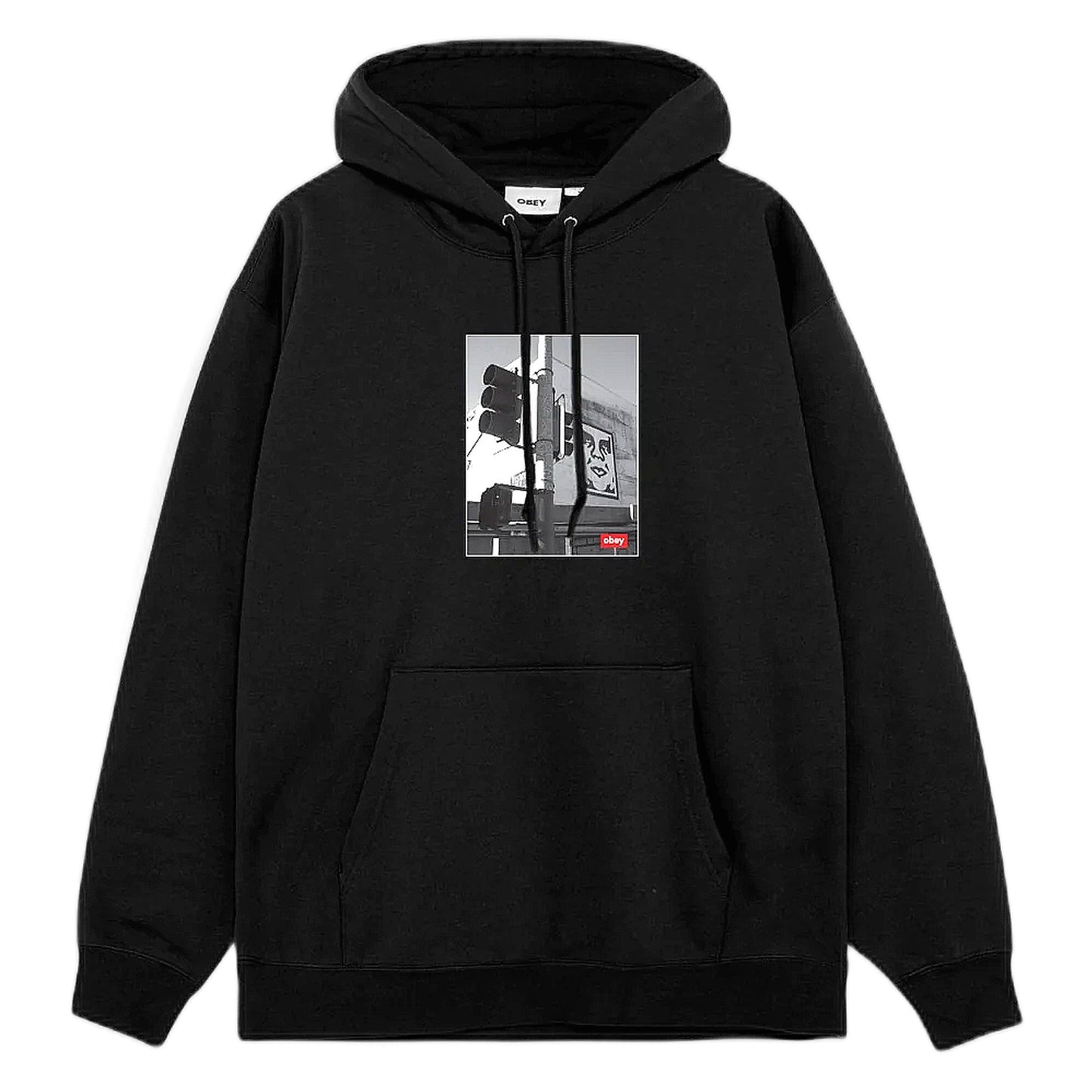 Felpa Obey Los Angeles Photo Fleece - Black - Felpe di Obey | Francis Concept