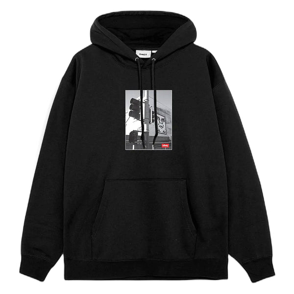 Felpa Obey Los Angeles Photo Fleece - Black - Felpe di Obey | Francis Concept
