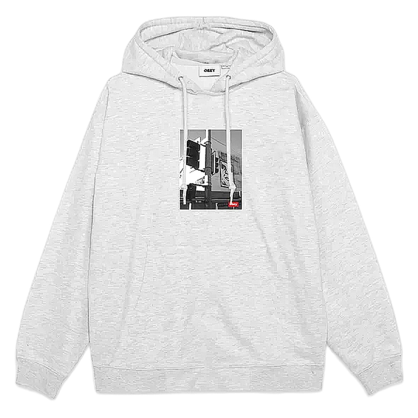 Felpa Obey Los Angeles Photo Fleece - Heather Grey - Felpe di Obey | Francis Concept