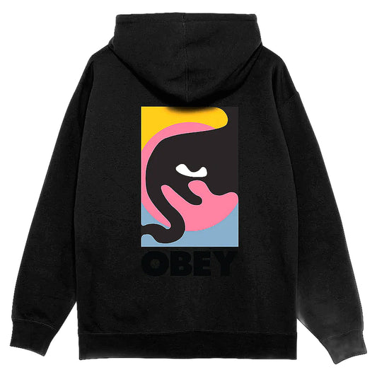 Felpa Obey Quarter Icon Fleece - Black - Felpe di Obey | Francis Concept