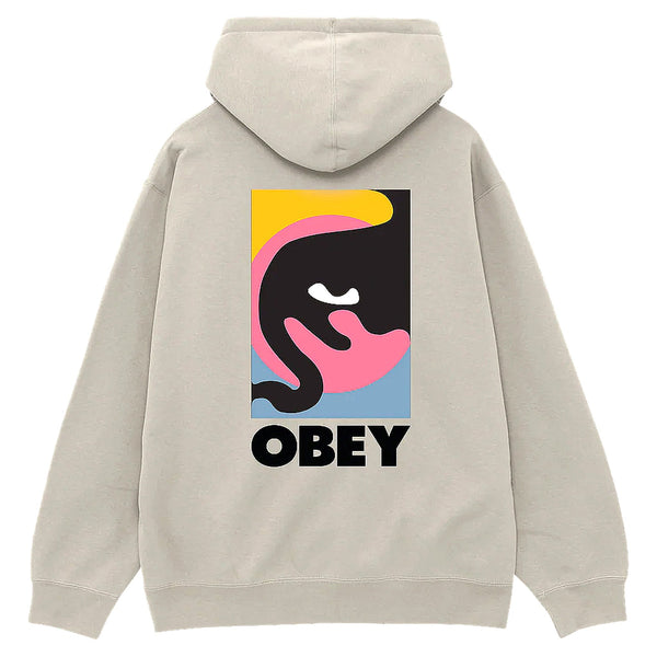 Felpa Obey Quarter Icon Fleece - Moonstruck - Felpe di Obey | Francis Concept