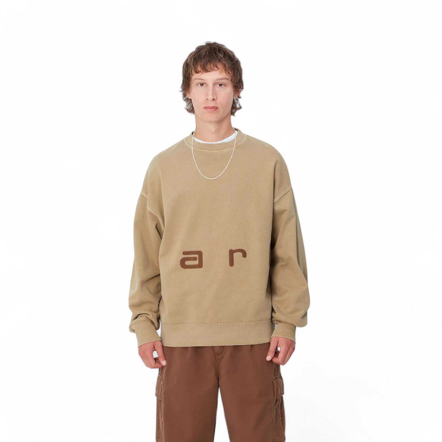 Carhartt Wip Felt Script Sweat-Peanut Francis Concept