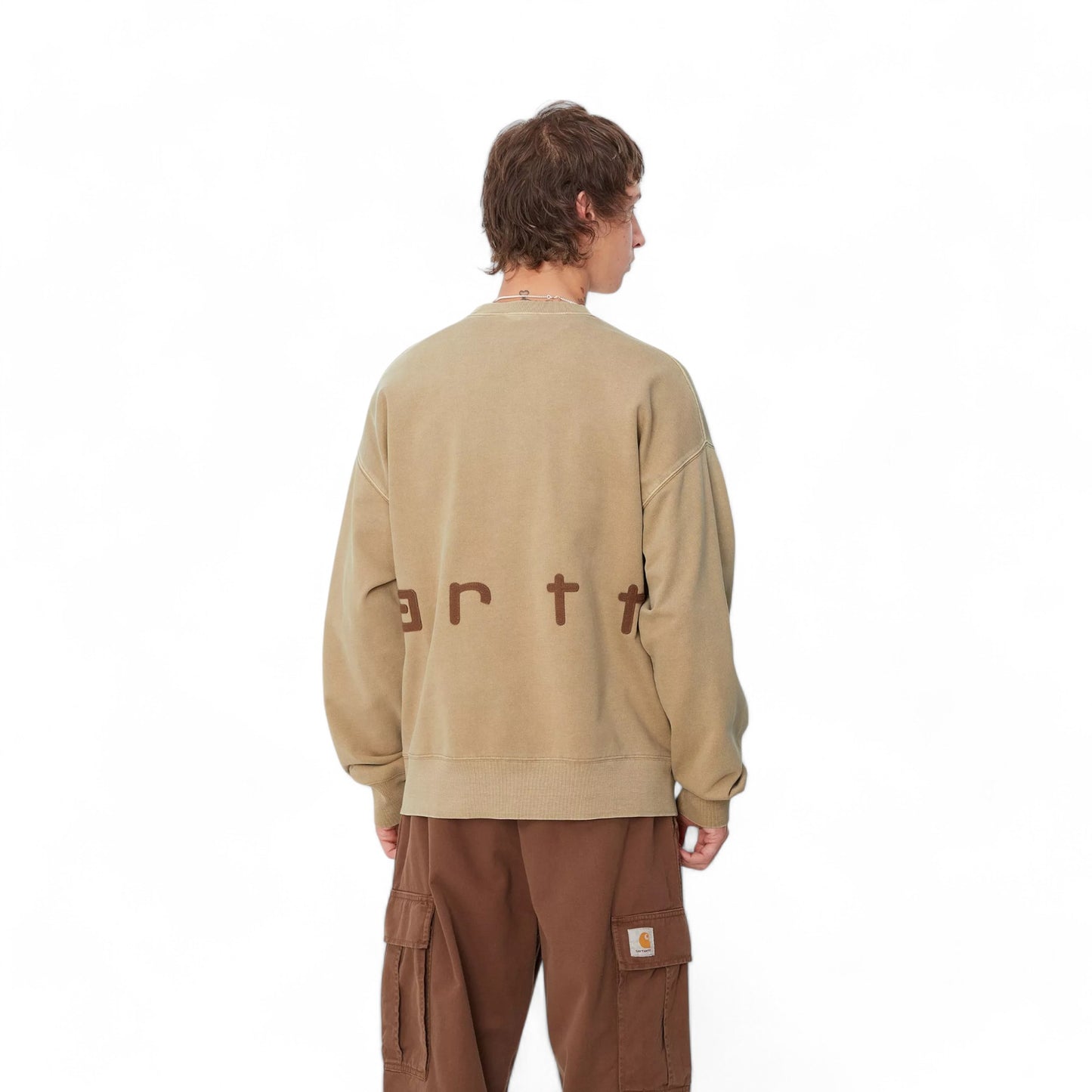 Carhartt Wip Felt Script Sweat-Peanut Francis Concept