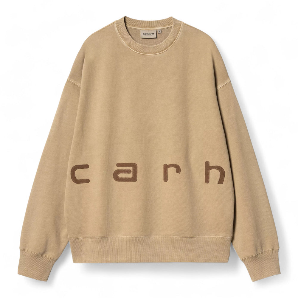 Carhartt Wip Felt Script Sweat-Peanut Francis Concept