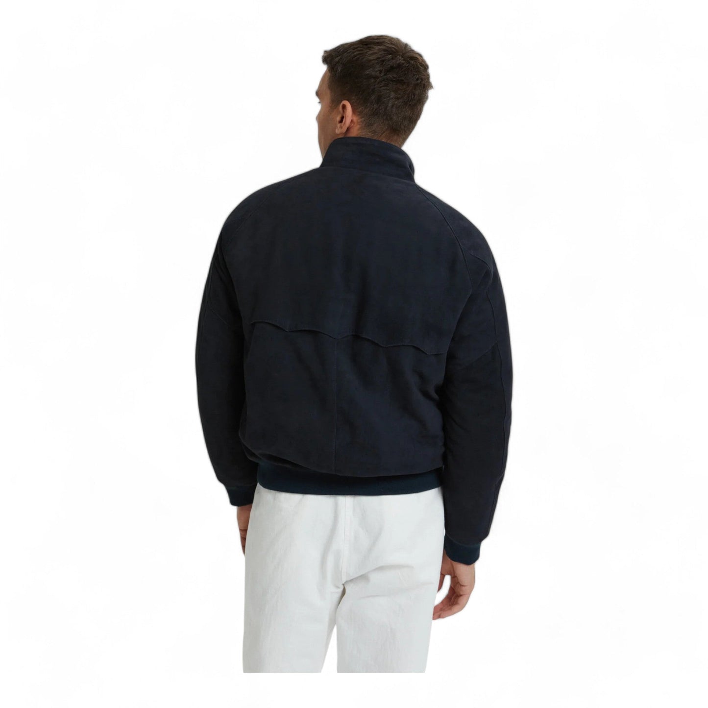 Giacca Baracuta Harrington G9 Suede Winter - Navy-Francis Concept