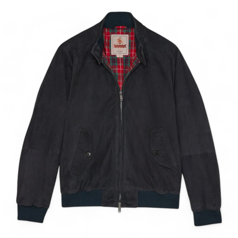 Giacca Baracuta Harrington G9 Suede Winter - Navy-Francis Concept