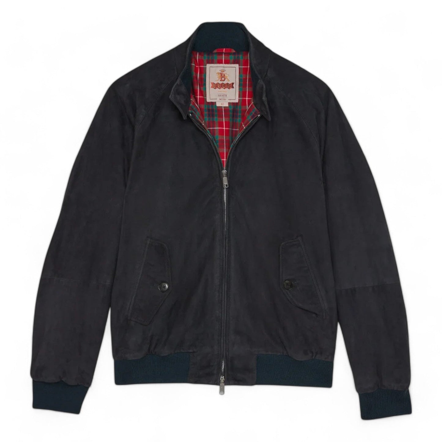 Giacca Baracuta Harrington G9 Suede Winter - Navy-Francis Concept
