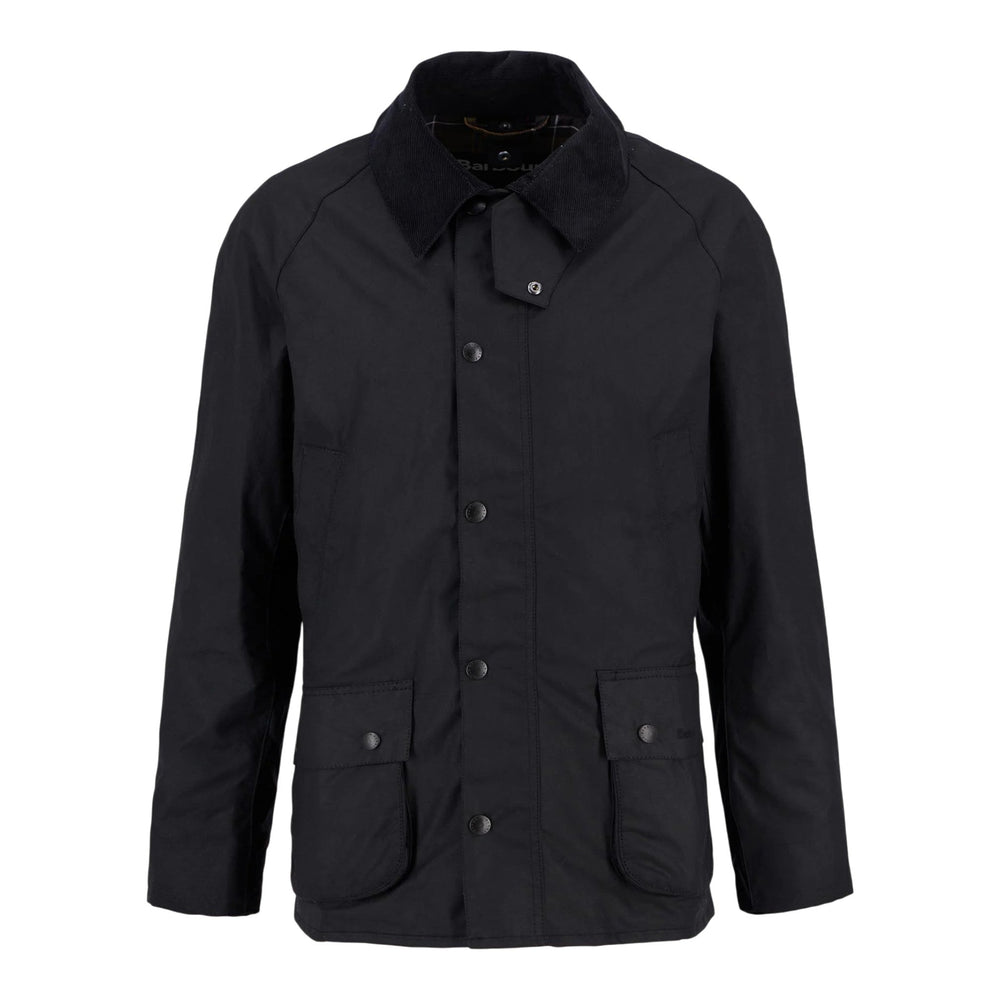 Giacca Barbour Ashby Wax Jacket - Black - Giacche di Barbour | Francis Concept
