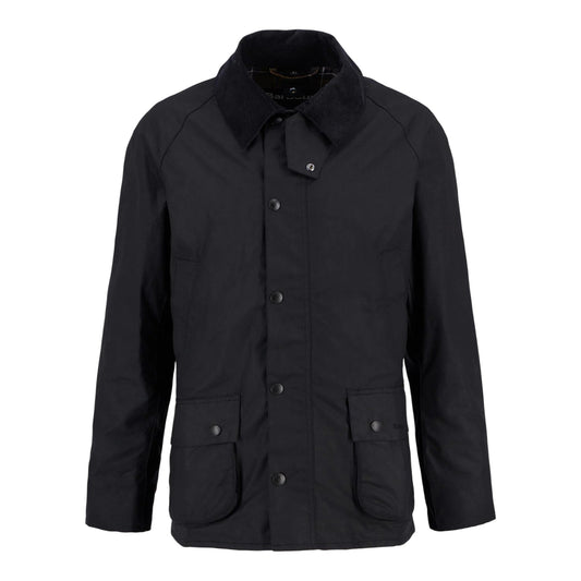 Giacca Barbour Ashby Wax Jacket - Black - Giacche di Barbour | Francis Concept