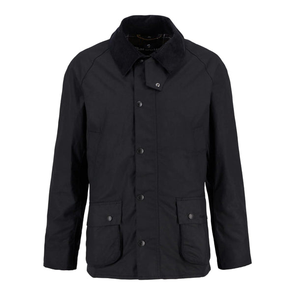 Giacca Barbour Ashby Wax Jacket - Black - Giacche di Barbour | Francis Concept
