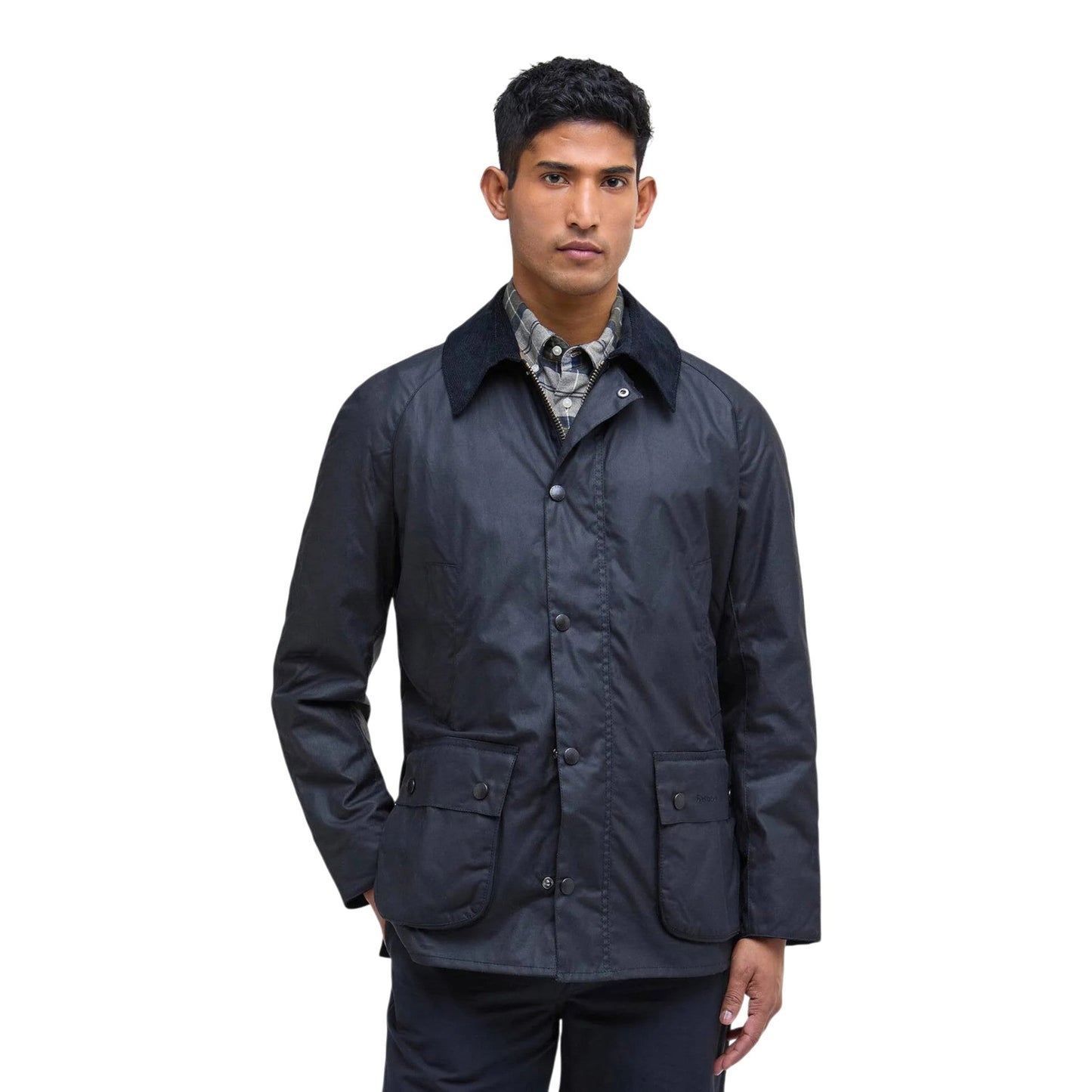 Giacca Barbour Ashby Wax Jacket - Navy - Giacche di Barbour | Francis Concept