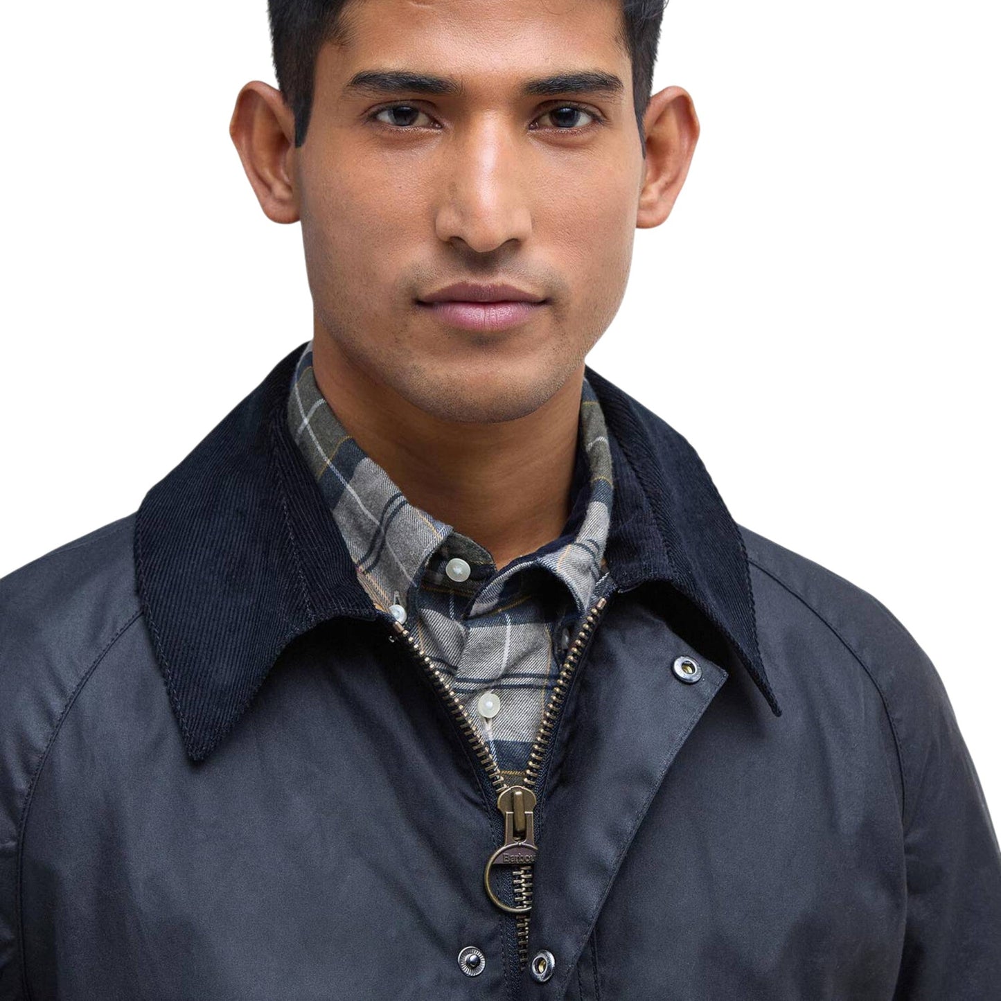 Giacca Barbour Ashby Wax Jacket - Navy - Giacche di Barbour | Francis Concept