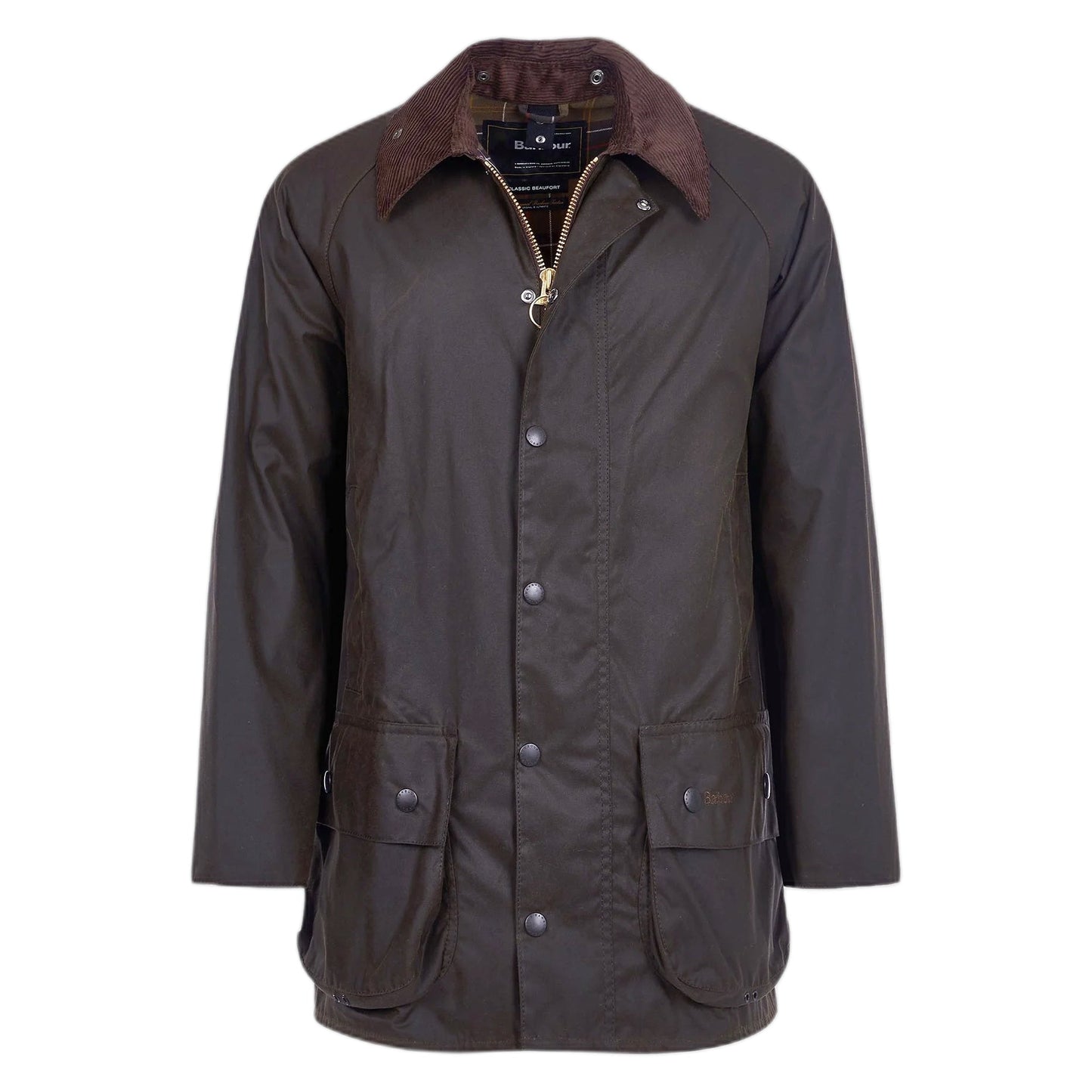 Giacca Barbour Beaufort Wax Jacket - Olive - Giacche di Barbour | Francis Concept