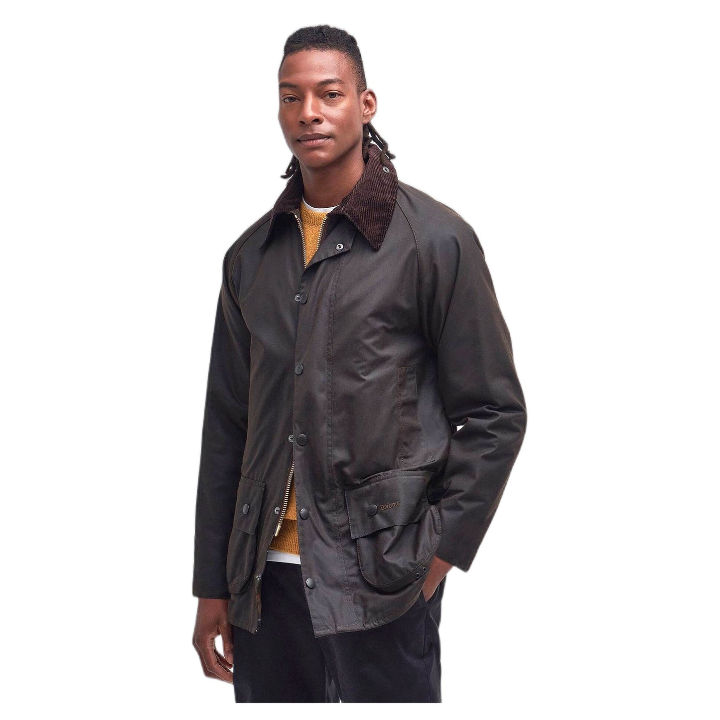 Giacca Barbour Beaufort Wax Jacket - Olive - Giacche di Barbour | Francis Concept