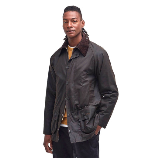 Giacca Barbour Beaufort Wax Jacket - Olive - Giacche di Barbour | Francis Concept