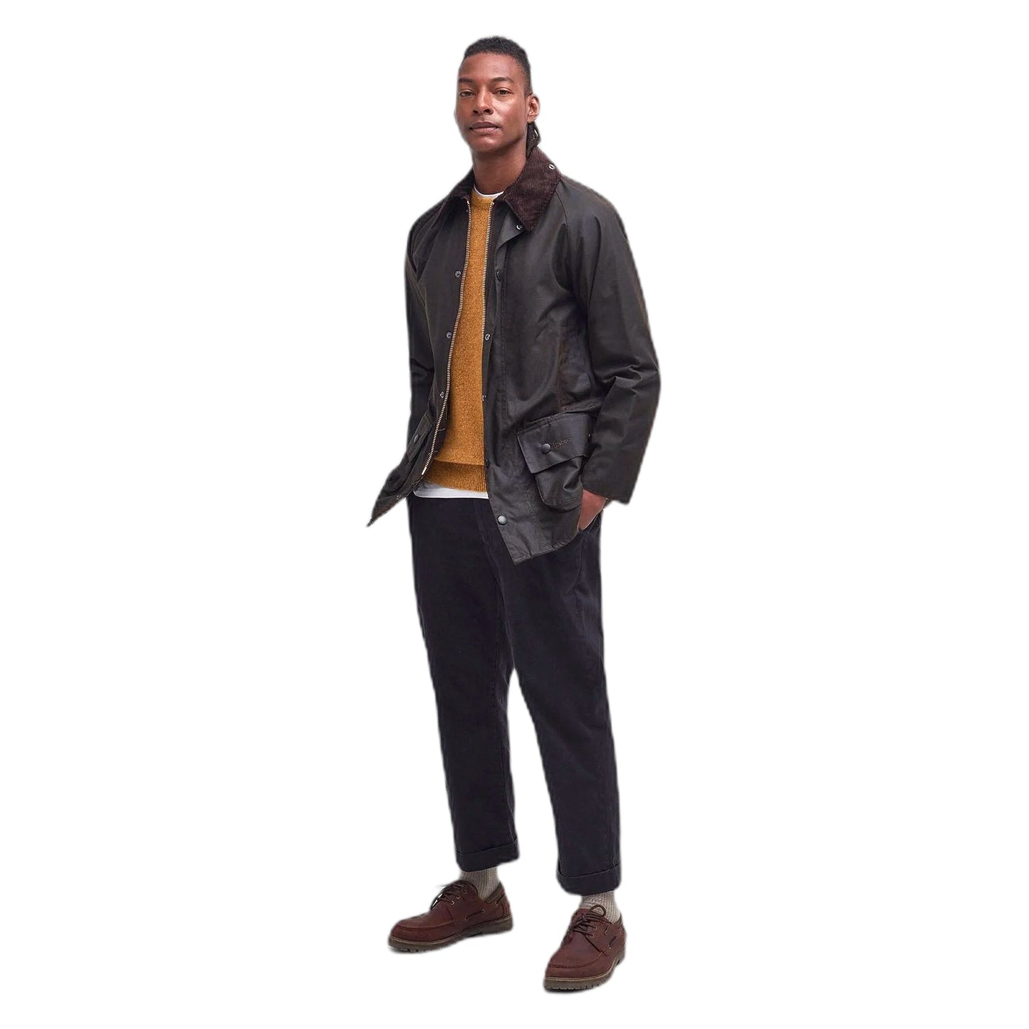 Giacca Barbour Beaufort Wax Jacket - Olive - Giacche di Barbour | Francis Concept