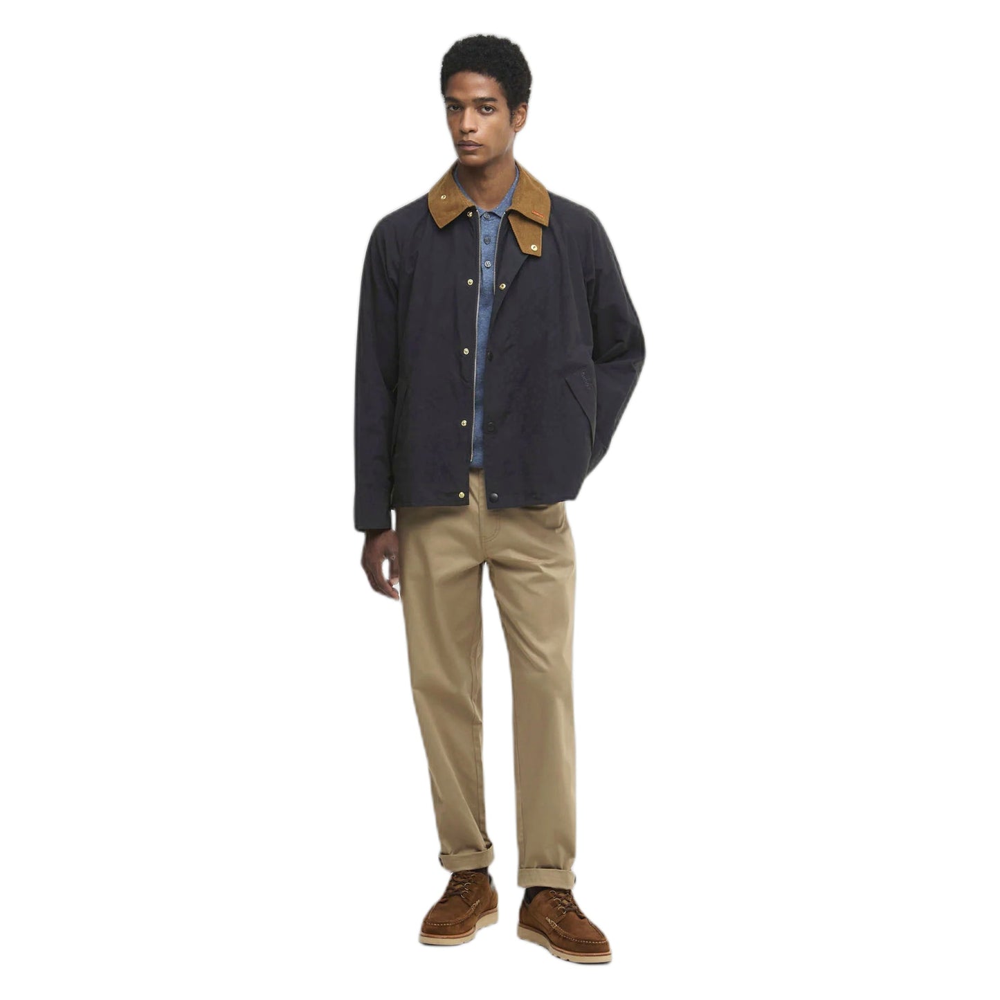Giacca Barbour Icons Transport Casual Jacket - Dark Navy - Giacche di Barbour | Francis Concept