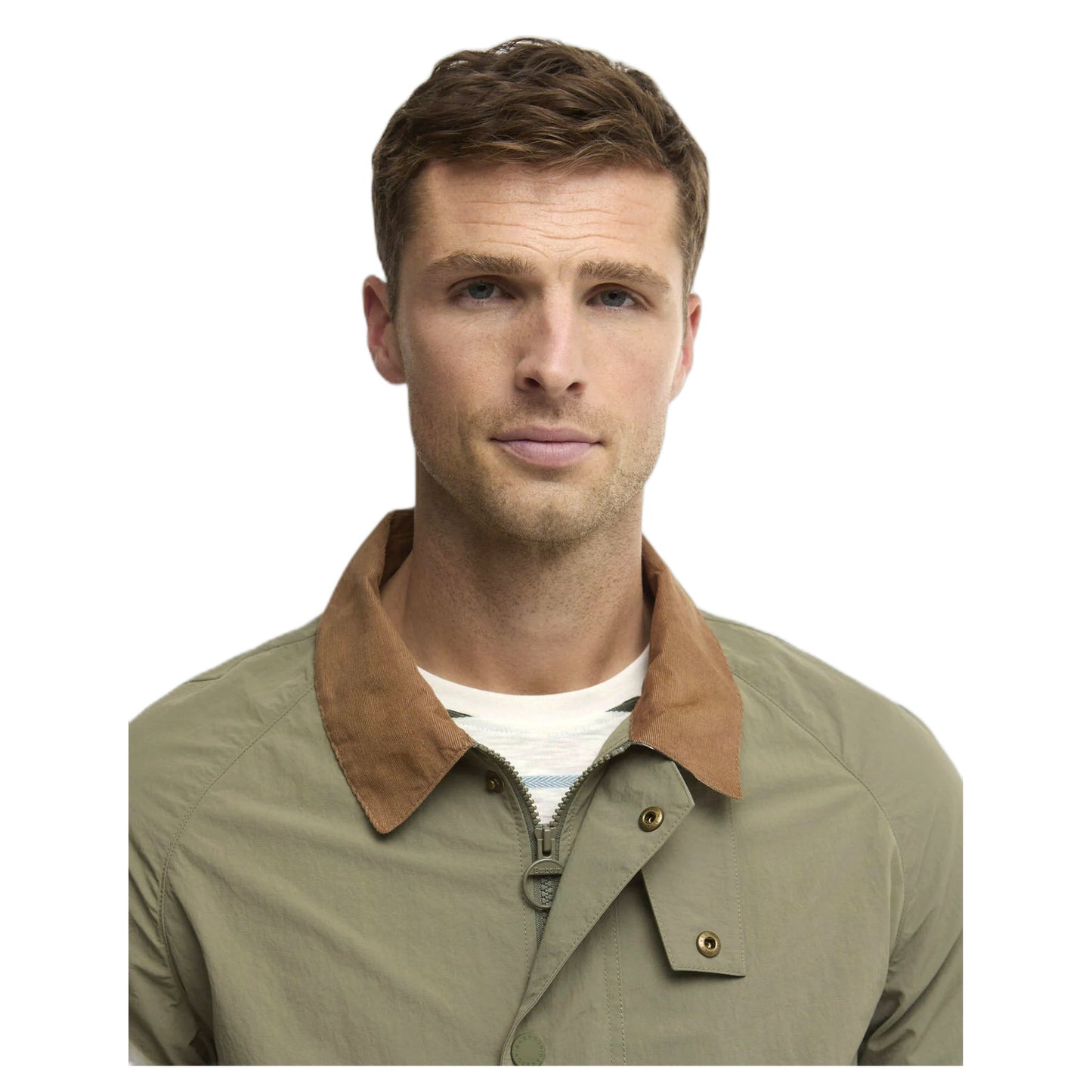 Giacca Barbour Tracker Showerproof Jacket - Dusty Olive - Giacche di Barbour | Francis Concept