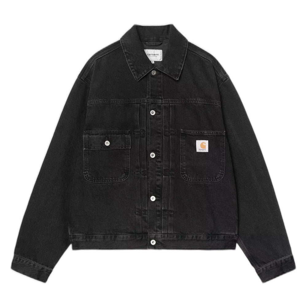 Giacca Carhartt Wip Belmar Jacket - Black Stone Washed - Giacche di Carhartt Wip | Francis Concept