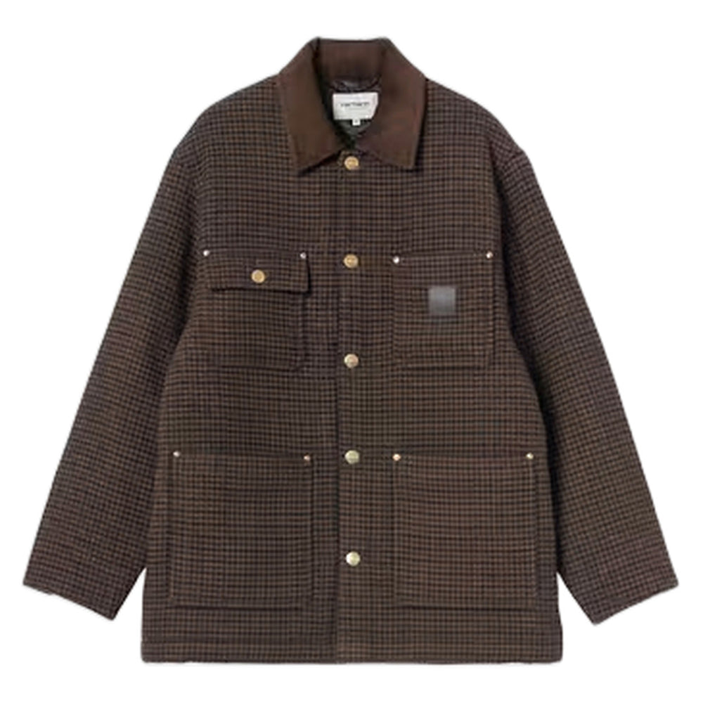 Giacca Carhartt Wip Lowis Chore Coat - Lowis Houndstooth - Giacche di Carhartt Wip | Francis Concept
