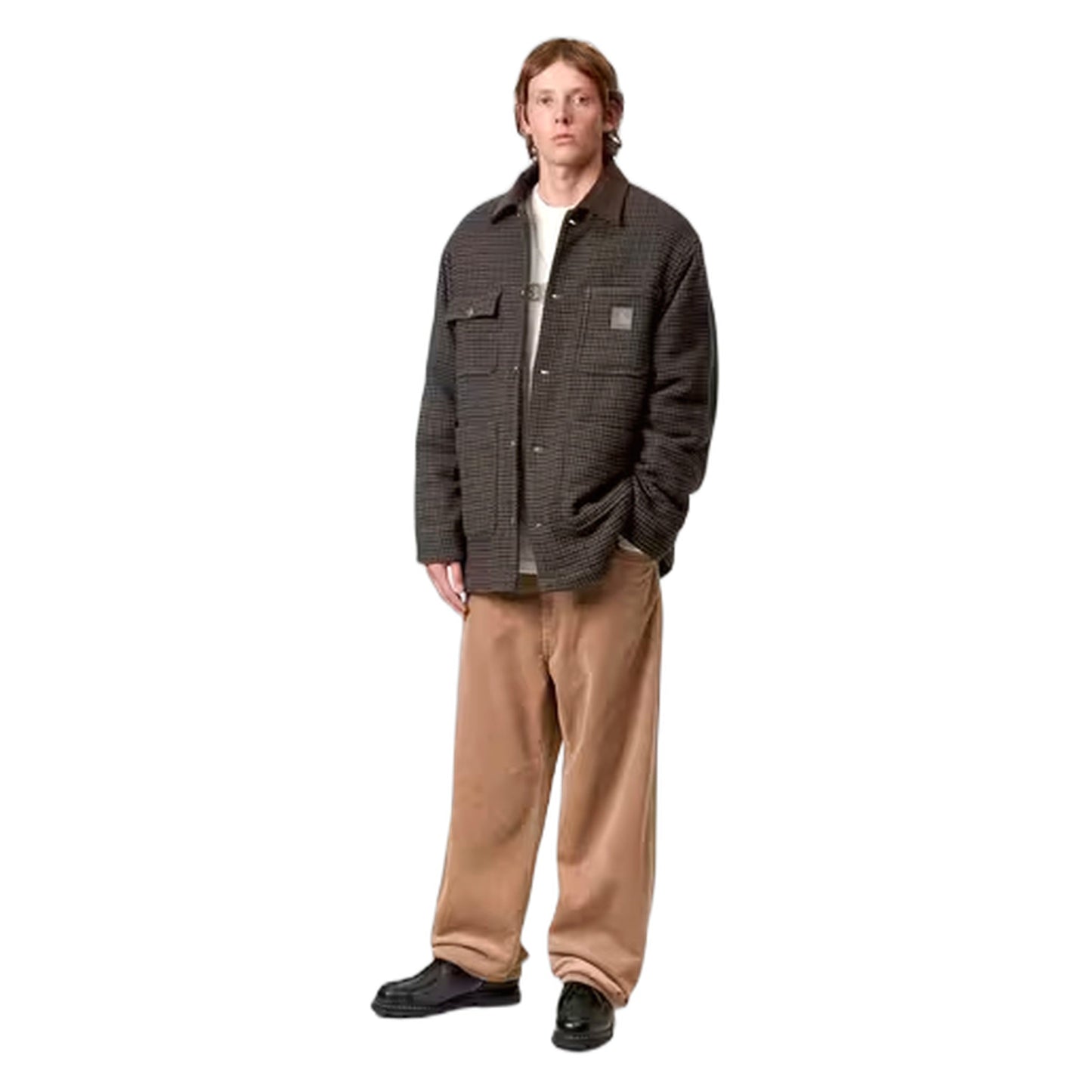 Giacca Carhartt Wip Lowis Chore Coat - Lowis Houndstooth - Giacche di Carhartt Wip | Francis Concept