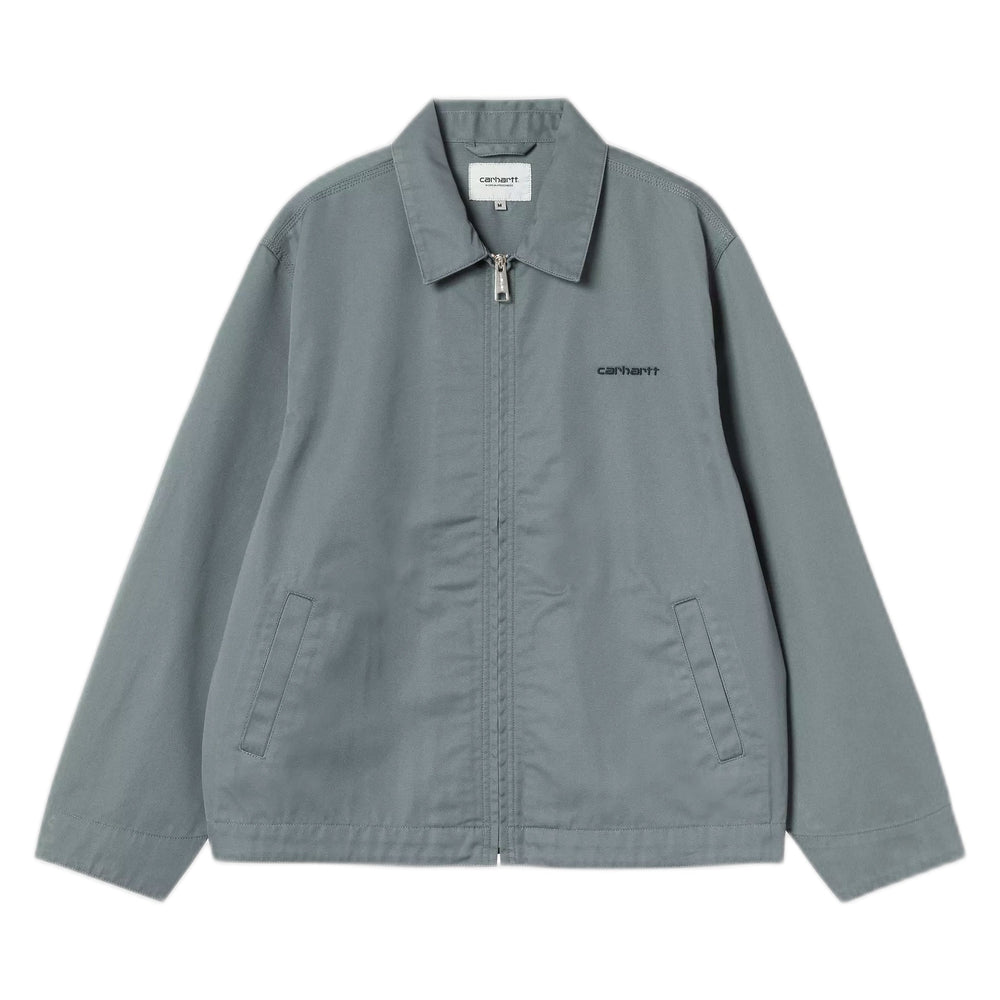 Giacca Carhartt Wip Module Scrip Jacket - Cozy Blue / Black - Giacche di Carhartt Wip | Francis Concept