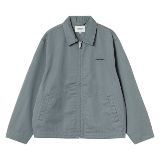 Giacca Carhartt Wip Module Scrip Jacket - Cozy Blue / Black - Giacche di Carhartt Wip | Francis Concept