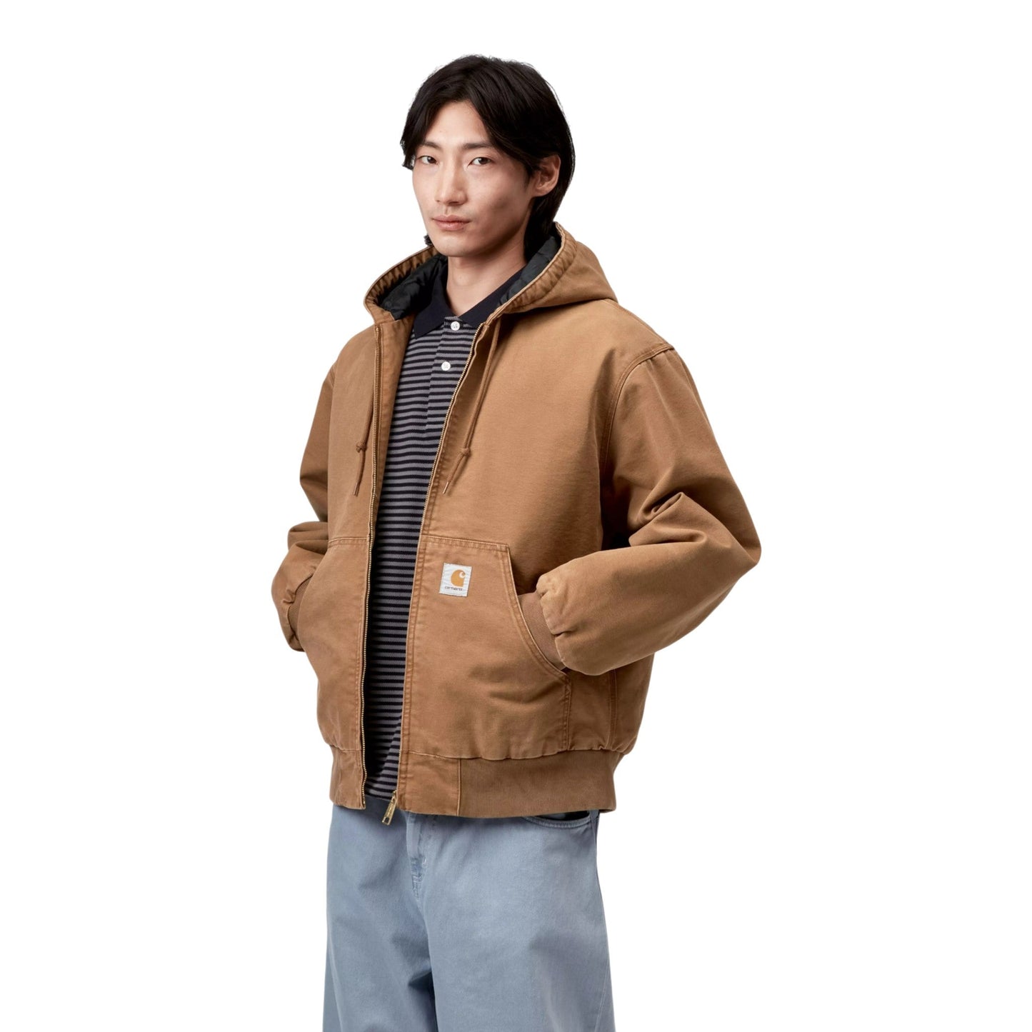 Giacca Carhartt Wip OG Active Jacket - Hamilton Brown Stone Canvas - Giacche di Carhartt Wip | Francis Concept