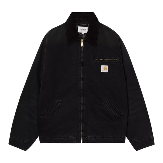 Giacca Carhartt Wip OG Detroit Jacket - Black / Black Stone Canvas - Giacche di Carhartt Wip | Francis Concept