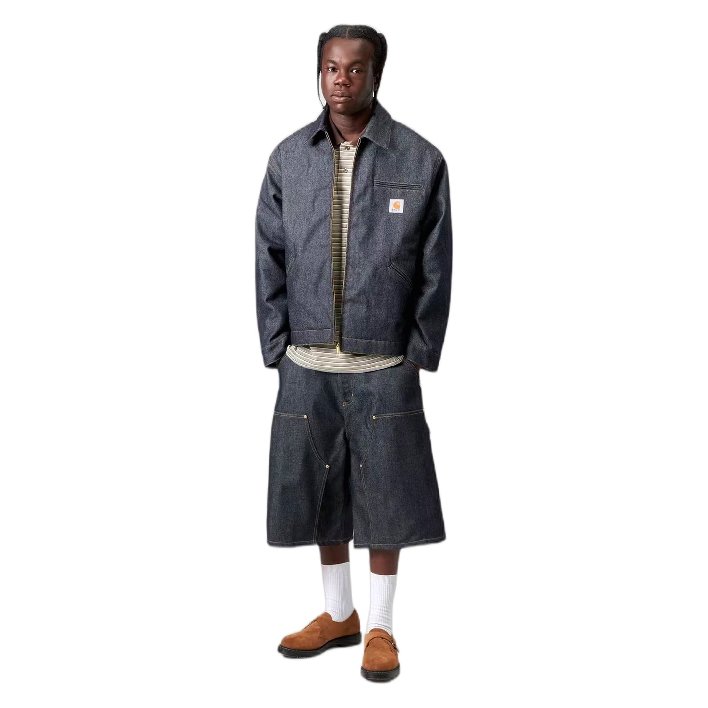 Giacca Carhartt Wip OG Detroit Jacket - Blue rigid - Giacca di Carhartt Wip | Francis Concept