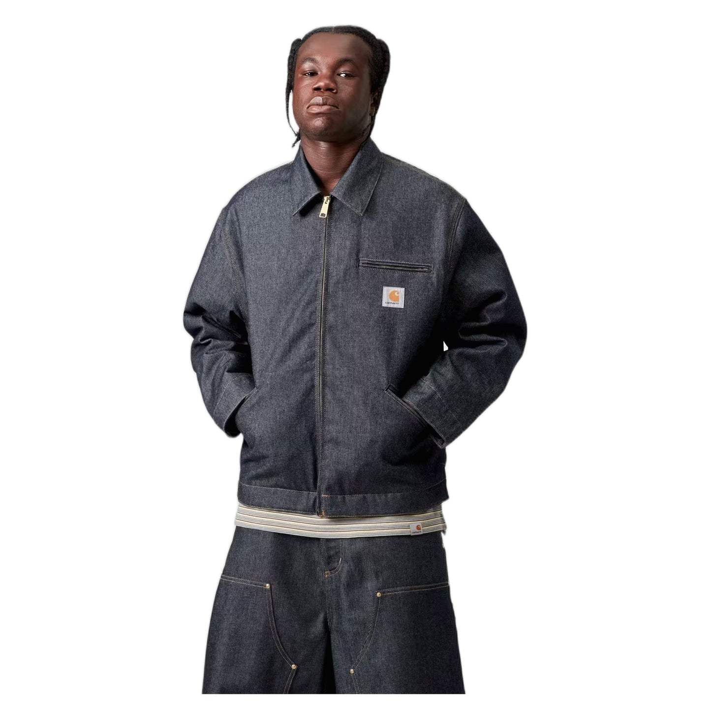 Giacca Carhartt Wip OG Detroit Jacket - Blue rigid - Giacca di Carhartt Wip | Francis Concept