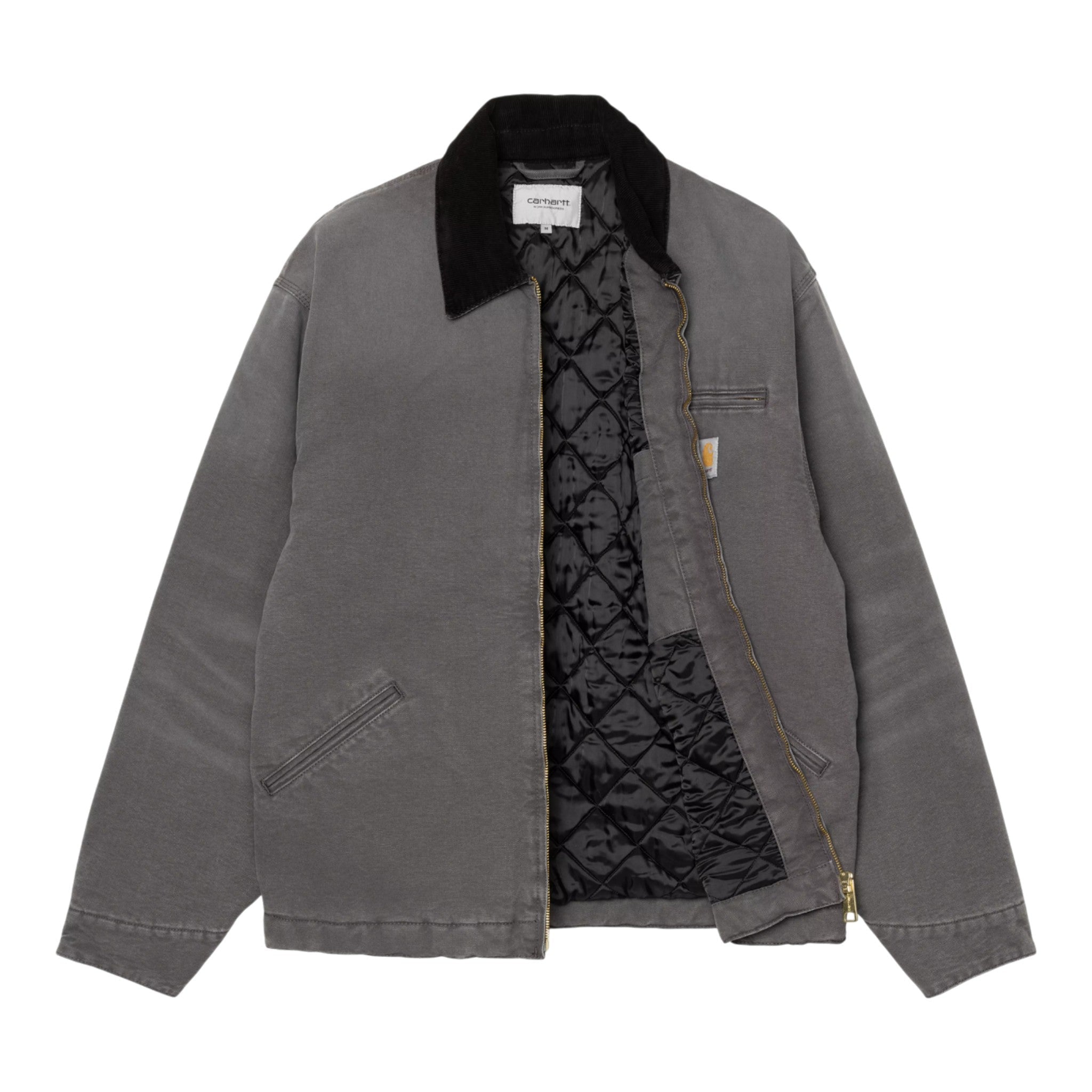 Giacca Carhartt Wip OG Detroit Jacket - Graphite / Black Stone Canvas - Giacche di Carhartt Wip | Francis Concept