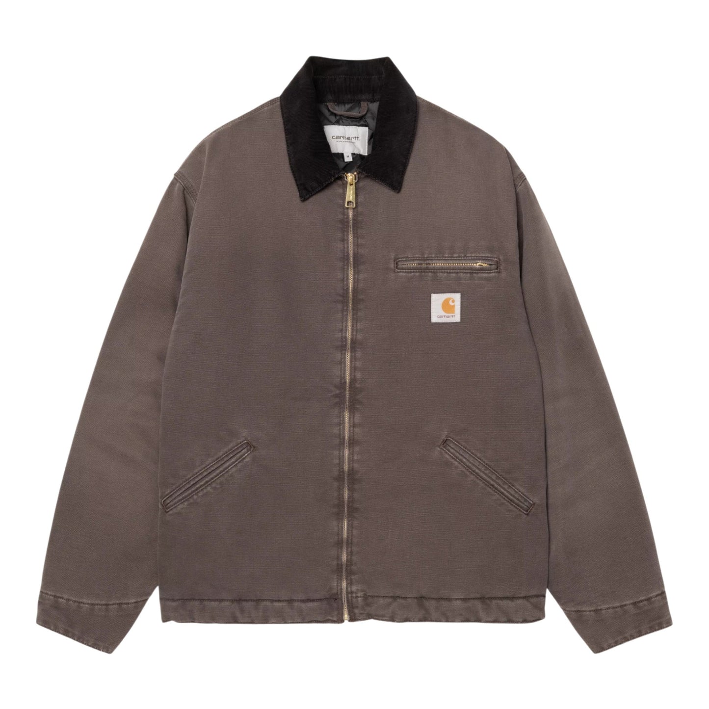 Giacca Carhartt Wip OG Detroit Jacket - Tobacco / Black Stone Canvas - Giacche di Carhartt Wip | Francis Concept
