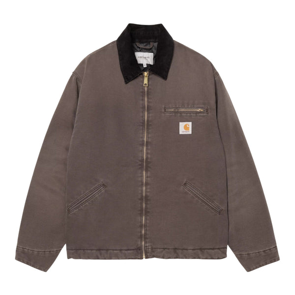 Giacca Carhartt Wip OG Detroit Jacket - Tobacco / Black Stone Canvas - Giacche di Carhartt Wip | Francis Concept