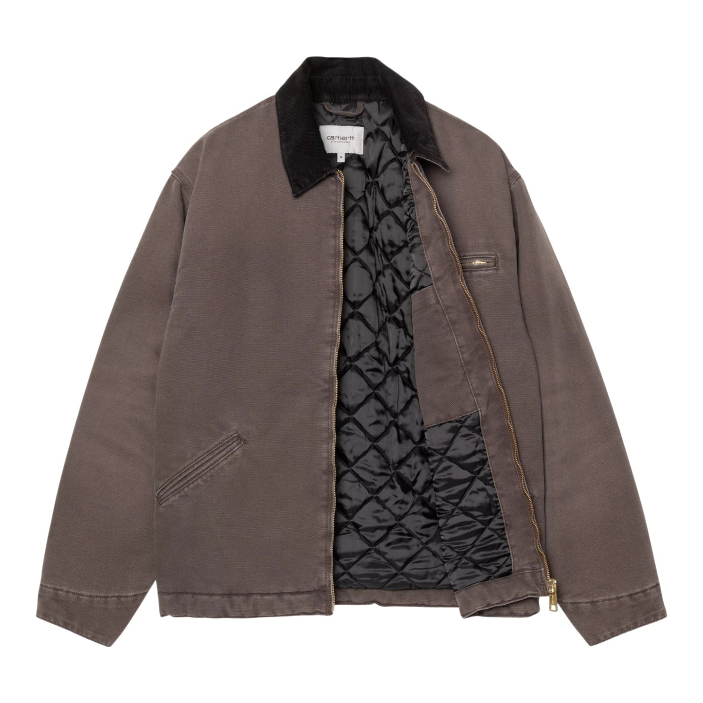 Giacca Carhartt Wip OG Detroit Jacket - Tobacco / Black Stone Canvas - Giacche di Carhartt Wip | Francis Concept