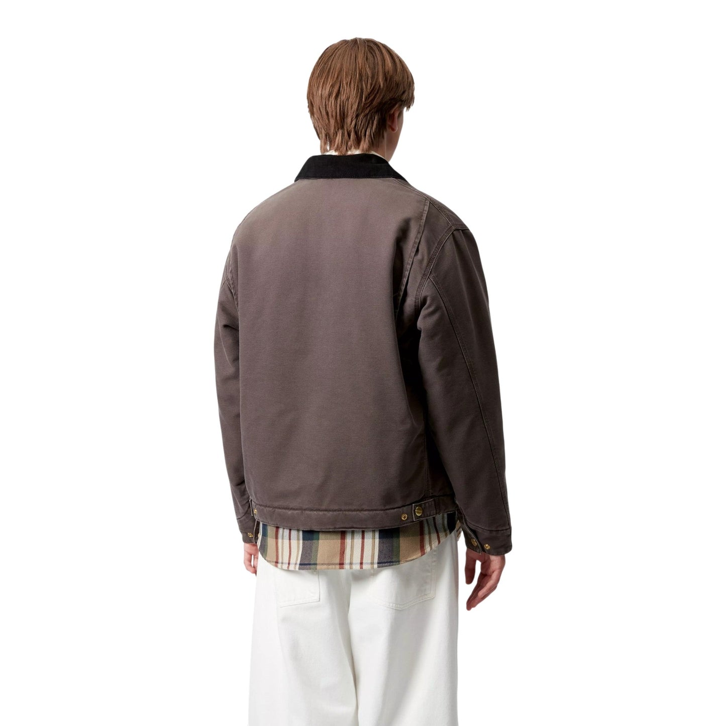 Giacca Carhartt Wip OG Detroit Jacket - Tobacco / Black Stone Canvas - Giacche di Carhartt Wip | Francis Concept