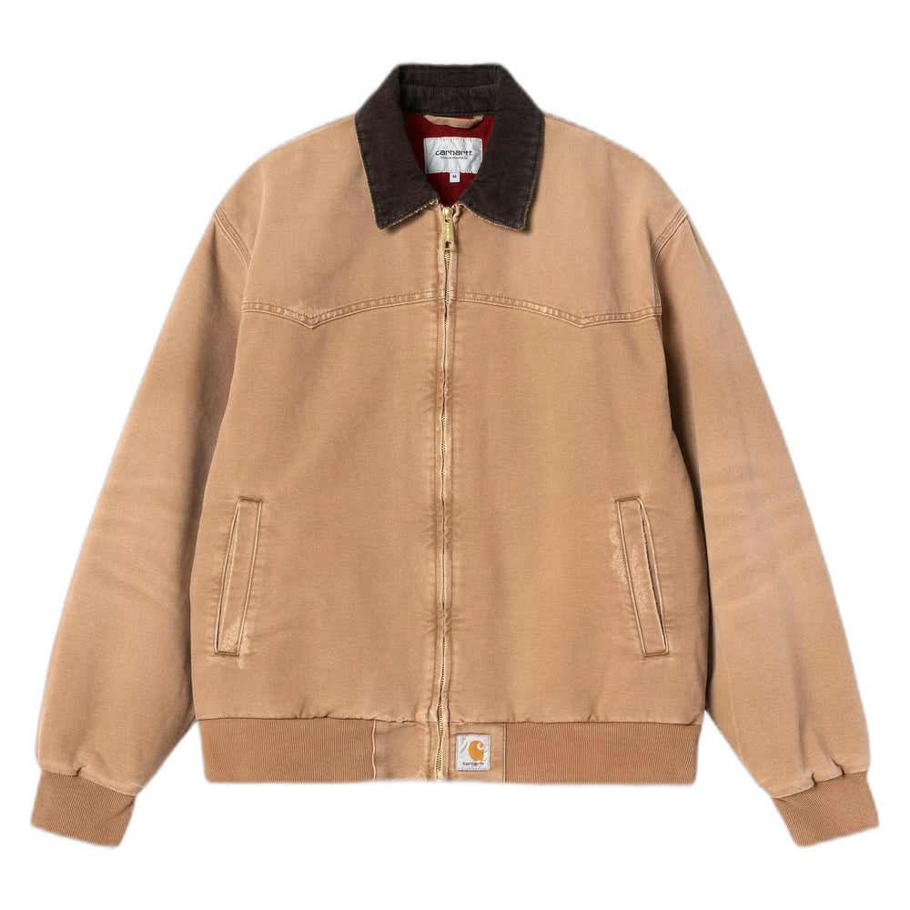 Giacca Carhartt Wip OG Santa Fe Jacket - Hamilton Brown / Tobacco Grind Wash - Giacche di Carhartt Wip | Francis Concept